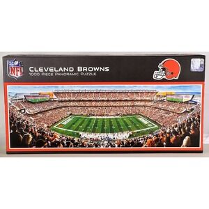 Cleveland Browns NFL 1000 Piece Panoramic Stadium Puzzle – MasterPieces – NIB